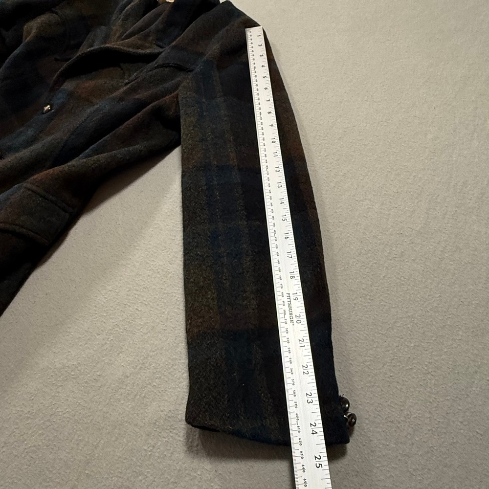 Vintage 50s Field & Stream Wool Plaid Western Ranchwear Blazer Jacket Men 40L - Picture 6 of 15